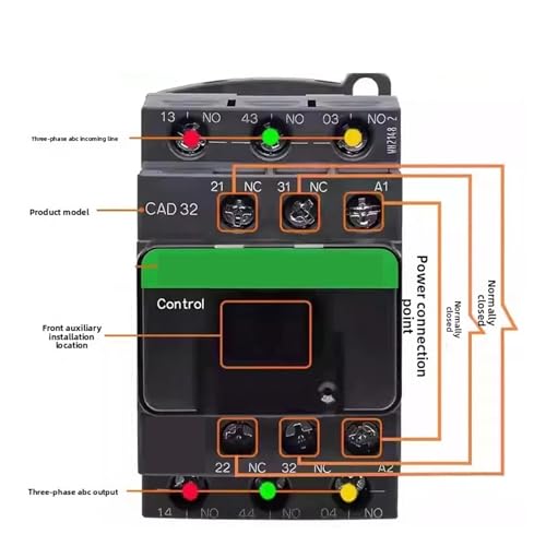 Relais de commande électrique CAD32 DC AC commutation stable B7C CC7C - 3