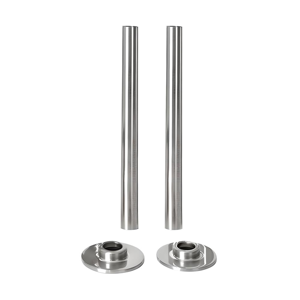Milano Satin Radiator Pipe Sleeve Covers and Flanges