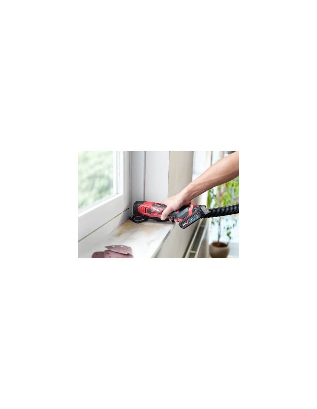 Multiherramienta oscilante 20v Max Skil 3620 AA + 14 accesorios + batería 2,5Ah y cargador