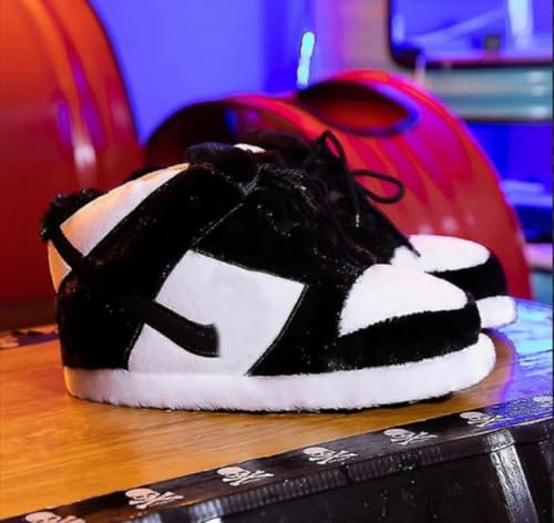 Warm Sneaker Slippers Anti Slip Soft Comfy House Shoes Plush Fuzzy Slide One Size Fits Most Bigfoot Gift Winter Fluffy Slides For Indoor Outdoor2