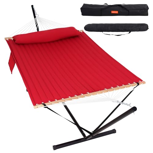 Image of Lazy Daze Double Hammock with Stand, Balance Straps & Carry Bag for Outside