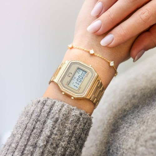 Reloj de Mujer Vintage con Circonitas Resistente al Agua 3ATM - Imagen 3