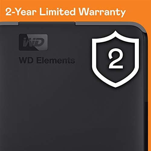 Western Digital WD 5TB Elements Portable External Hard Drive for Windows, USB 3.2 Gen 1/USB 3.0 for PC & Mac, Plug and Play Ready - WDBU6Y0050BBK-WESN - 1