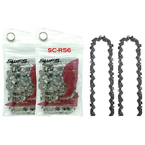 SWFS Reliable (2-PACK) Replacement R56 Saw Chain for 16 Inch Bar, fits Craftsman, Dewalt, Oregon, Echo and others Cover