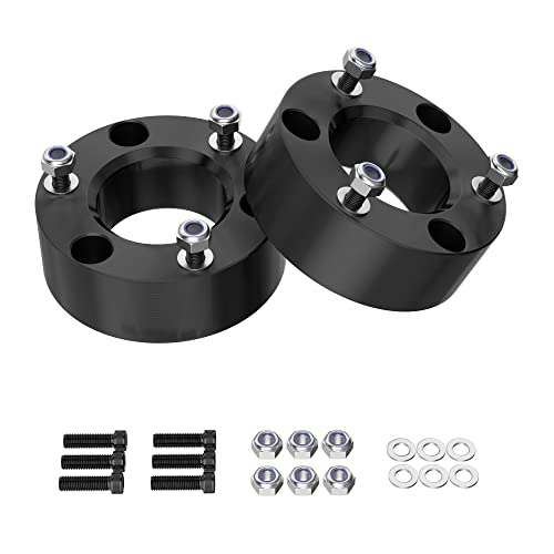 3" Front Leveling Lift Kit Compatible with 2007-2022 Silverado/Sierra 1500, Leveling Lift Kit for 2007-2022 Silverado/Sierra 1500 Forged Front Strut Spacers Raise the Front of your Car by 3"
