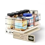 Vertical Spice Combo Spice Rack Drawer - Pull Out Pantry Organizers and Storage - Kitchen Cabinet Organizer - Seasoning Sliding Caddy - Made in USA (5.75