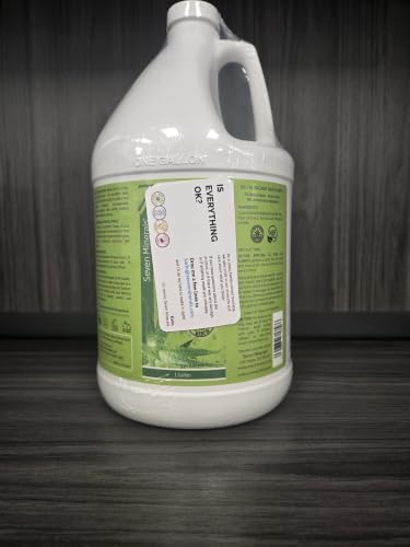 Image of Seven Minerals Aloe Vera Gel with Freshly Cut Pure Organic Aloe - 1 Gallon - HighestQuality, Texas grown, Vegan, Unscented - For Face, Skin, Hair - Bulk DIY (128 Fl Oz)