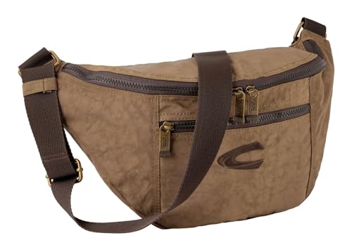 camel active Bolso bandolera Journey para hombre, talla grande, color beige