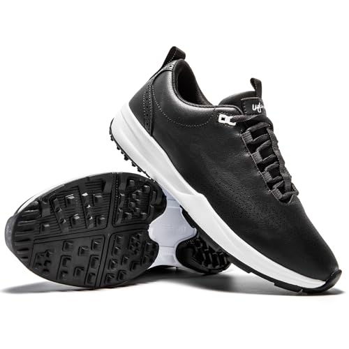 UOFEIY Men's Spikeless Golf Shoes