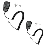 TDYU Mh-48a6j 6 Pin DTMF Speaker Mic Handheld Microphone Compatible with Yaesu FT-7800R FT-7900R FT-8800R FT-8900R FT-2900R FT-1500 FT-8100 FT-8100M FT-8500 FT-8800 Walkie Talkie Radio 2Pack