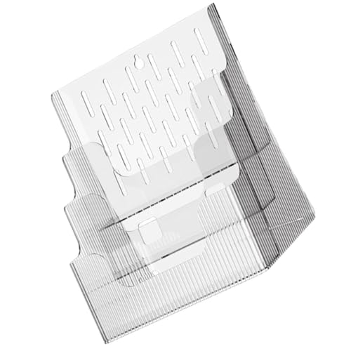 Support de dossiers robuste pour bureau et salle d'étude avec design incliné Healeved