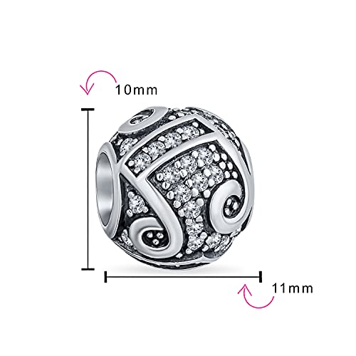 Charm de micrófono en plata de ley .925 que no se oscurece para pulseras de música europeas 4