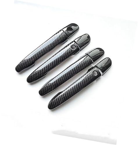 Poignée de porte fibre de carbone noire pour Mazda 6 RHD 2013-2019