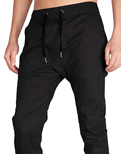 ITALYMORN Khaki Joggers Pants with Pockets for Men - Image 7