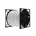 1000FT White Bulk Siamese RG59/U Cable, 20AWG + 18/2 AWG Power, 95% Shielding, CCTV Video Wire (White, 1000FT)