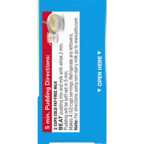 Image of Jell-O Zero Sugar Instant Pudding & Pie Filling Mix, Cheesecake Flavor, Reduced Calorie Dessert for Baking, Pies & No-Bake Recipes, 1 oz (Pack of 12)