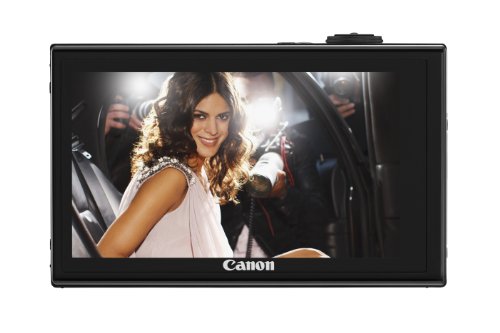 Image of Canon IXUS 510 HS 10.1MP Point and Shoot Camera (Black) with 12x Optical Zoom, Memory Card and Camera Case