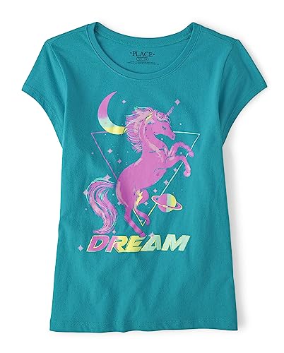 Image of The Children's Place Girls Short Sleeve Graphic T- Shirt