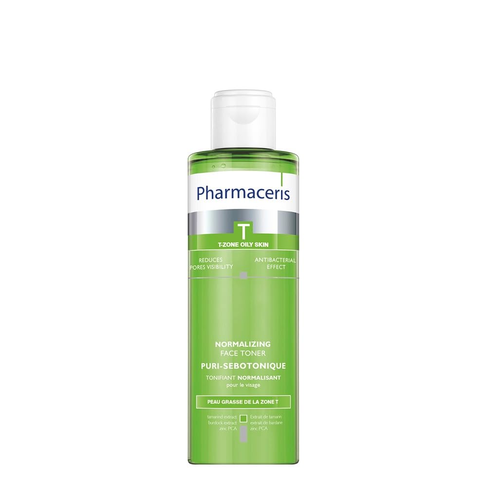 PharmacerisT - Zone Oily Skin Puri‑Sebotonique Normalizing Face Toner, 200 Ml – Sebum-Regulating, Pore-Refining Toner With Tamarind, Burdock, Zinc Pca For Acne-Prone Combination Skin