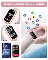 Fitness Tracker, Smart Watch for Women Men with 24/7 Heart Rate/Blood Pressure/Blood Oxygen Monitor,Sleep Tracker,Step & Calorie Counter, IP68 Waterproof Fitness Watches Compatible with Android&iPhone — image 2