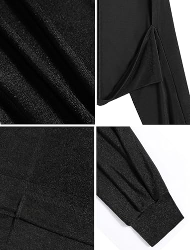 Image of ZAFUL Women's Sheer Shrug Y2K Long Sleeve Cardigans 2026 Irregular Tie Front Bolera