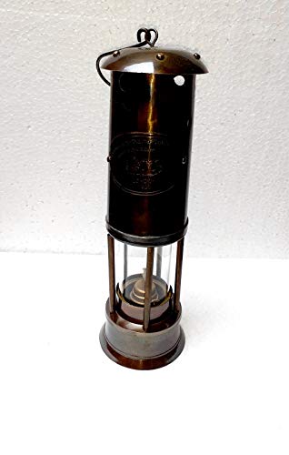 Messing-Laterne Schiffslampe maritim, nautisch, Heimdekoration, Bootslampe, viktorianisch, braun, antik