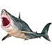 ETbotu Kids Simulate Sea Shark Shape Modellismo Toy Home Decorazione da tavolo Megalodon