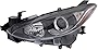 Evan-Fischer Headlight Assembly Compatible with 2014-2016 Mazda 3 Halogen Driver Side