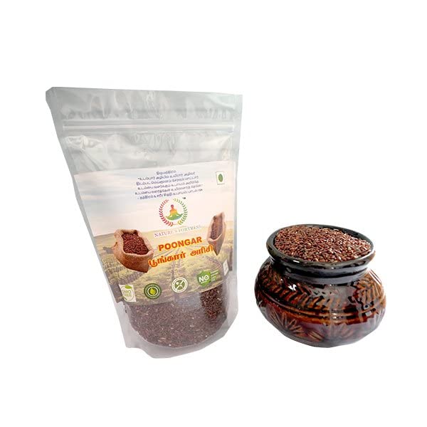 NATURE’S FORTRESS POONGAR RICE (பூங்கார் அரிசி) | UnPolished Rice | Hand Pounded Red Rice | Traditional Red Rice | Brown rice | Women Rice | Size: (500 Grams) (B0BXX23RJ4) Amazon Price History, Amazon Price Tracker
