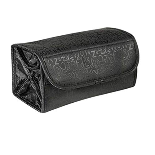 Other4-Layer Roll-up Travel Cosmetic Makeup Storage Bag Hanging Toiletry Organizer Foldable Large Capacity Bathroom Wash Bag In Bag Women Portable Bath Shower Case Holder Pouch with Hanging Loop (black)