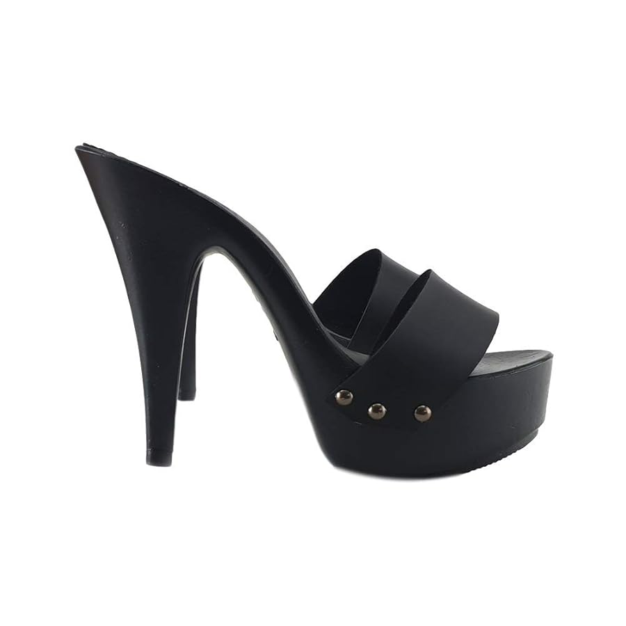 靴 YELLO JET BLACK SNEAKER MULES 02112461.jpg.webp