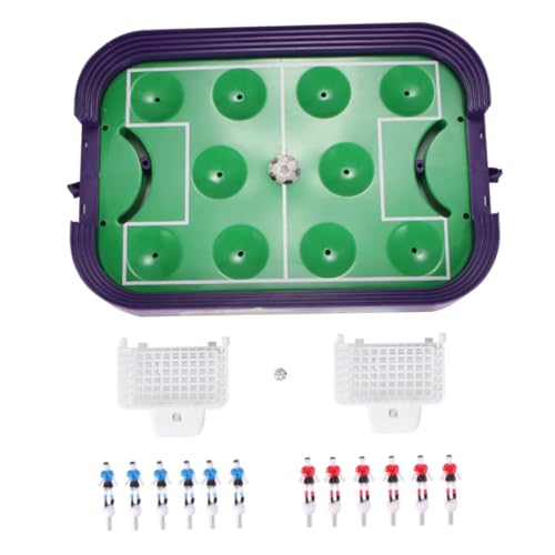 KDAMGOQE Mini Football Game Set Mini Table Soccer Set Plastic Desktop Football Field Model Family Interactive Toys