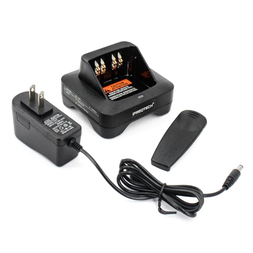 Upgraded NTN8831A Rapid Charger for Motorola XTS2500 XTS1500 XTS5000 XTS2500 XTS3000 MTX9000 MTX8000 MTX900 PR1500 MT1500 HT1000 Radio NTN9858 NTN9858C NTN8923 NTN8294 Battery Charger (NO-IMPRES)