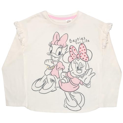 Image of Disney Princess and Minnie Mouse Long Sleeve Tees 3 Pack, Long Sleeve T-Shirt 3-Pack Bundle Set for Girls