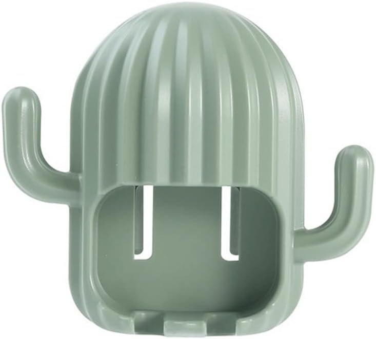 Wall Self-Adhesive Storage Rack Toothpaste Holder Wall-Mounted Toothbrush Hook Drain Shelf of Bathroom(D)