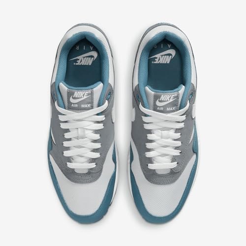 NIKE Air Max 1 Men's Shoes (FB9660-001, Photon Dust/Cool Grey/Noise Aqua/White) Size 3.54