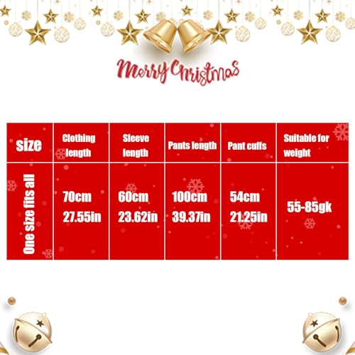 Costume complet de Père Noël pour spectacles et fêtes de vacances - 2