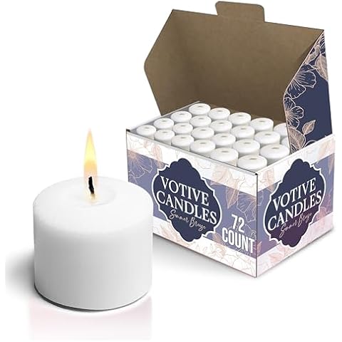 Stock Your Home White Votive Candles 72 Count Cover