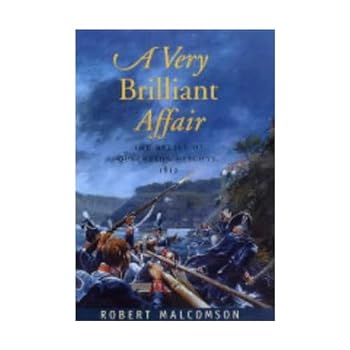 Hardcover A Very Brilliant Affair: The Battle of Queenston Heights, 1812 Book