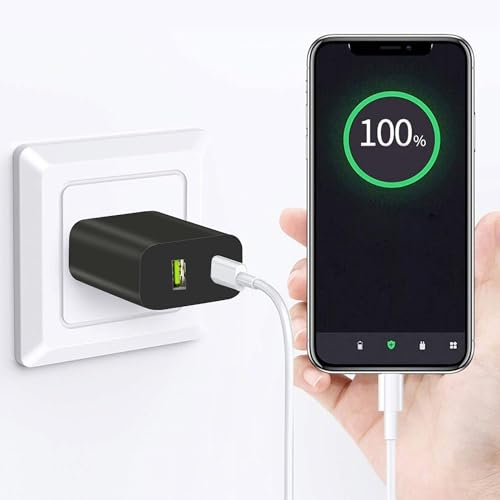 image for DENGWENQIANG 3 Pack USB C Charger Block, Dual Port Type C Wall Charger