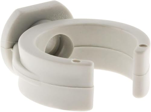 Zenitech - Lote 15 Clips Ø16mm - Gris - Fijación Rápida y Firme sin Tacos - Para