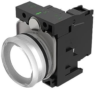 EAO 45-1T00.10K6.000.100 LED Panel Mount Indicator, Transparent, 24 V, IP66, IP67, IP69K