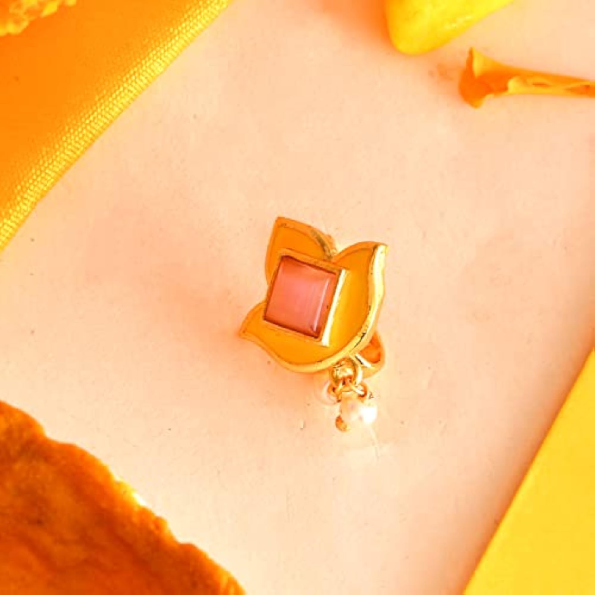 Lotus Plated Nose Ring - Forever More