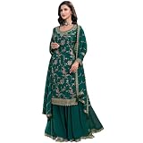 Seyuri Plus Size Women's South Asian Salwar Kameez Ready to Wear Festive Party Wear Outfit (US, Alpha, Large...
