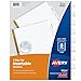 Avery Big Tab Insertable Dividers, 8 Clear Tabs, 1 Set (11124)