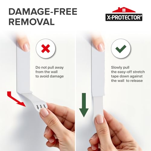 X-Protector Picture Hanging Strips - 20 Pairs Damage Free Picture Hangers by X-Protector - Used condition - Image 7