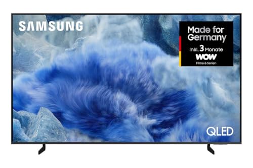 Samsung QLED Q8F 4K 85 Zoll (214 cm) UHD Fernseher, Q4 AI Prozessor, Quantum Dot für Reale Farben, AirSlim Design, 4K Upscaling, Gaming Hub, Kostenlose Inhalte, Samsung Vision AI Smart TV
