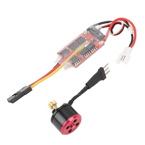 RC Airplane ESC Motor Set, RC Airplane Electric Speed Controller Power Output Motor Parts for XK K110 Fixed Wing Airplane