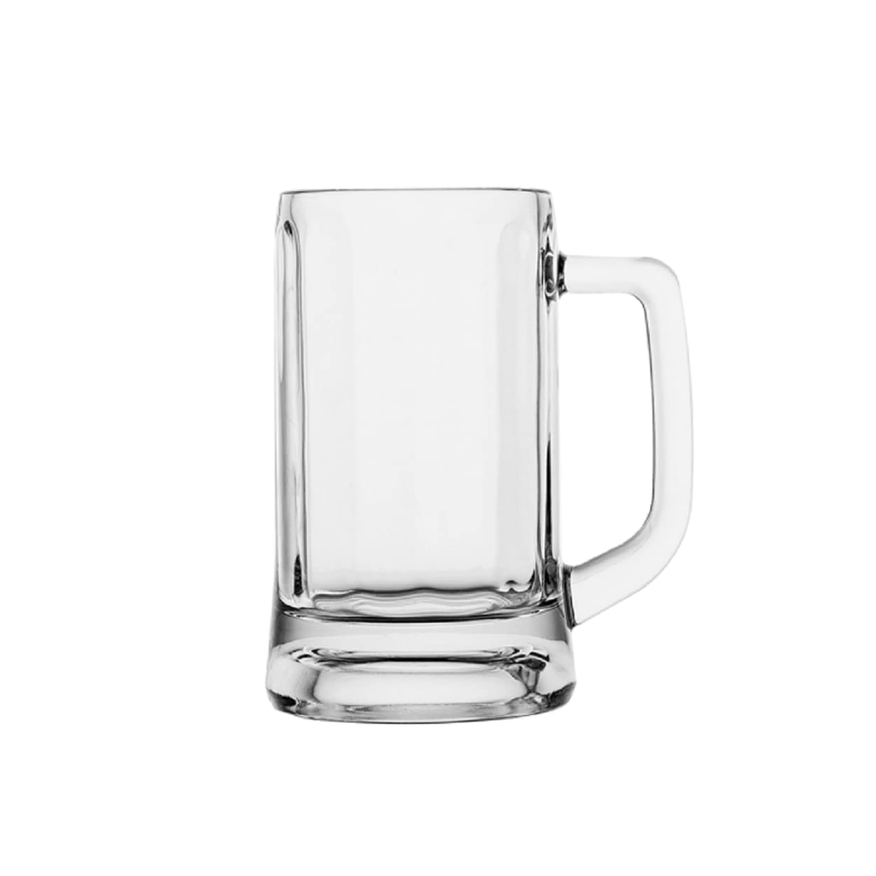 VILON Italian Premium Glass Beer Mugs with Handle | Crystal Clear Glass Beer Mug | 400ml (2, LITI Beer Mug 460ML) - Image 2 thumbnail
