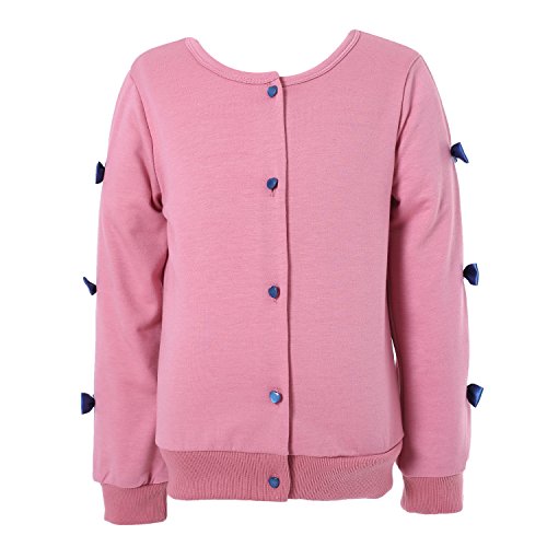 Richie House Little Girls' Sweet Knit Cardigan with Bows Size 2-8 Rh2182